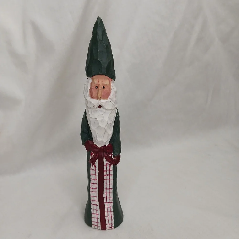 Vintage Santa Green Robe Carved Pencil